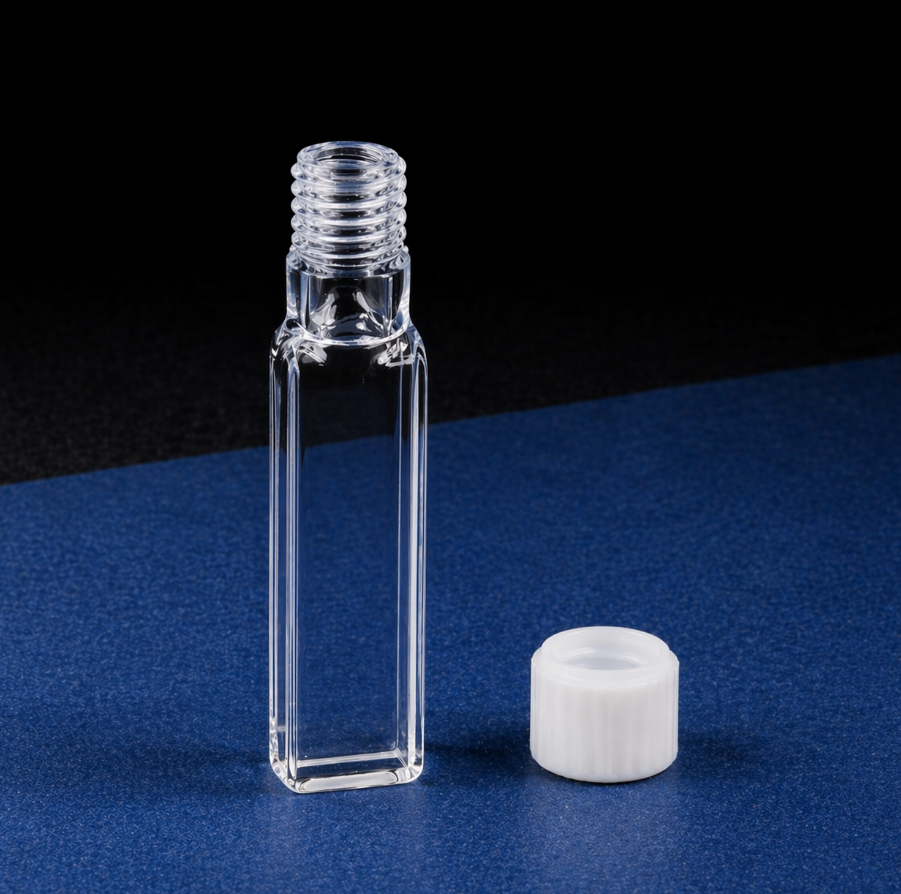 Screw cap cuvette
